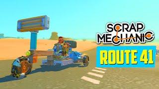 ХАРДКОРНОЕ ВЫЖИВАНИЕ в ПУСТОШИ. ROUTE 41  | SCRAP MECHANIC