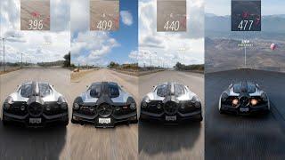 Forza Horizon 5 || 2022 Gordon Murray Automotive T.50 - Top Speed Compilation Stock Vs Tuned