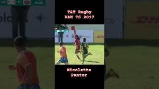 Nicolette Pantor Try - 2017 Trinidad vs French Guyana #Rugby #ran7s