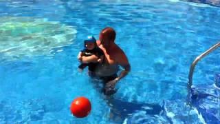 Harry in the Kimrick Pool, Mojacar