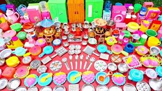 7 Minutes Satisfying with Unboxing Hello Kitty Kitchen Set | Cutee Sanrio Mini ASMR Cooking Set Game