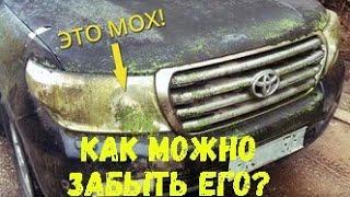 Toyota Land Cruiser простоял 6 лет на улице и покрылся мхом
