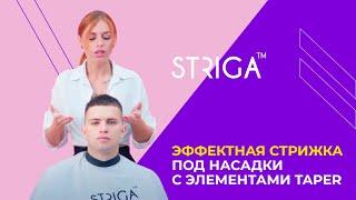 Эффектная стрижка под насадки с элементами Taper. Школа Парикмахеров STRIGA ™