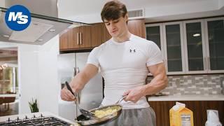 Muscle Building Breakfast | Jeff Seid's Morning Cardio & Pre-Workout Meal