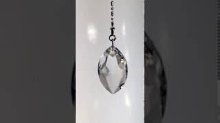 Swarovski Clear Oval Prism Crystal Suncatcher 2-inch, Chandelier Parts, Pendant, wedding Décor