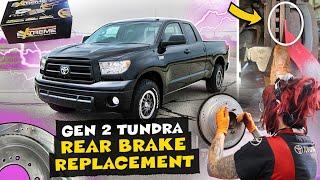 How to Replace Rear Brakes on a Gen 2 Toyota Tundra