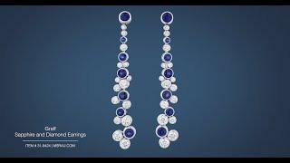 Graff Sapphire and Diamond Earrings | M.S. Rau