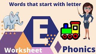 #The Letter E - Learn the Alphabet ..| Phonics | |Pisces Gitanjali|