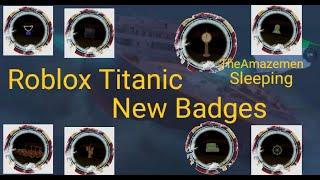 Roblox Titanic New update New Badges Wrecksite Mission