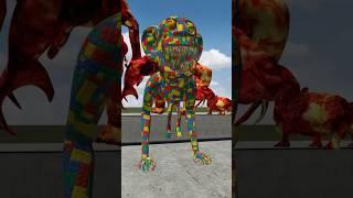 SPARTAN KICKING ALL LEGO and LAVA ZOONOMALY MONSTERS in GIANT SHREDDER - Garry`s Mod