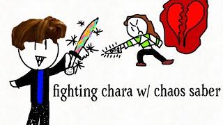 UTMMR fighting chara with chaos saber