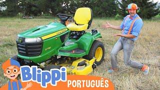 Conhecendo um Cortador de Grama | Vídeos Educativos para Crianças | As Aventuras de Blippi