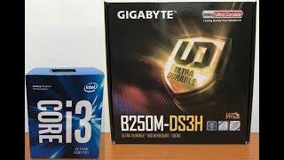 Intel Core i3-7100 Desktop Processor & Gigabyte B250M-DS3H Motherboard Unboxing