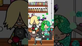 How to make rainbow hair in Toca Boca #shorts