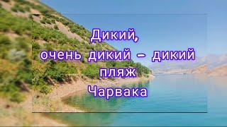 Чарвак /Wild beach for tourists /Пляж