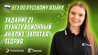 ЕГЭ по Русскому языку 2022. Задание 21. Пунктуационный анализ. Запятая. Теория