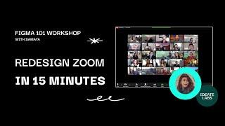 Redesign Zoom: UX UI Interactive Ideation Workshop in Figma (Beginner Friendly)