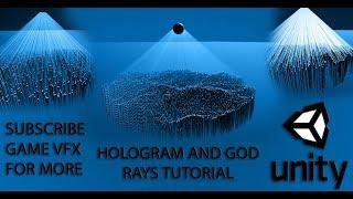 Unity VFX Graph Tutorial How to make Hologram and God Rays