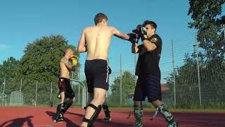 Fightschool Kempten Outdoor.  train hard fight easy