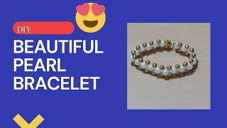 Beautiful Beaded Bracelet ||How to make Beaded Bracelet|| Handmade Jewelry #shorts #ytshorts