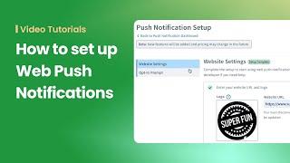 How to set up Web Push Notifications