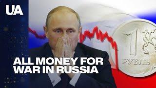 No Economy or Education in Russia - All Money are Going to War