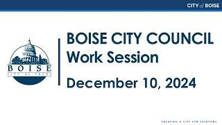 Boise City Council - Work Session