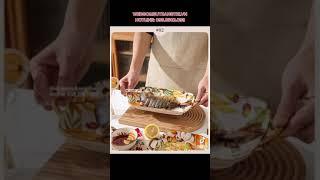 BỘ BÁT ĐŨA SỨ BÍ NGÔ - Họa tiết bí ngô phong cách Âu Mỹ, vẽ tay bởi các nghệ nhân làng gốm lành nghề