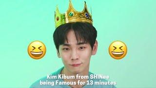 Kim Kibum from SHINee being famous for 13 minutes