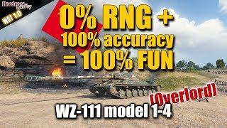 WOT: WZ-111 model 1-4, a dream, playing heavy with 100% accuracy & 0% RNG, WORLD OF TANKS