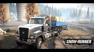 FARM FREIGHT: Delivering Cargo to the Farm Barn!  Snowrunner Adventures