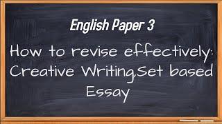 KCSE English Paper 3 .How to revise effectively with Tr Martha