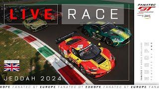 LIVE | Race | 6 Hours of Jeddah | Fanatec GT Europe 2024 (English)