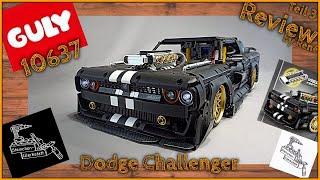 Review | Dodge Challenger, a matte black muscle car with 17 power functions | Guly 10637