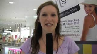 Julia from Brisbane - Clinique IT Girl Auditions