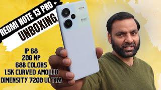 Redmi Note 13 Pro Plus Unboxing - IP 68 | 1.5K Curved AMOLED | 200 MP | 120W Charging