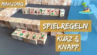 Mahjong - Spielanleitung des chinesischen Steinchen Spiels (Logoplay Holzspiele)