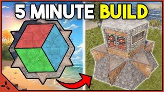 The BEST Solo/Duo Bunker Base In RUST - Base Design [5 Minute Build]