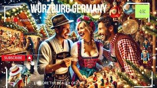 Wurzburg - Germany - The most beautiful Christmas market in the world 2024 - Walking Tour