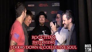 3 Doors Down and Collective Soul Interview featuring Brad Arnold and Ed Roland