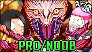 ROCK DEMON OF NIGHTMARE - Pro and Noob VS Monster Hunter World Iceborne! #mhw #iceborne #proandnoob