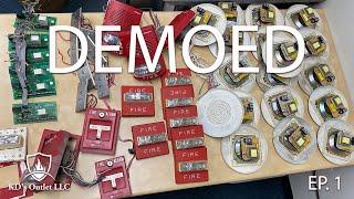 Unboxing Demoed Fire Alarm Parts Ep. 1