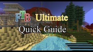 FTB Ultimate Quick Guide -Redstone Energy Conduits-