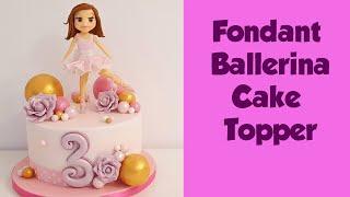 How to Make Fondant Ballerina