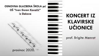 Koncert iz klavirske učionice prof. Brigite Menrat