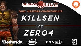 K1llsen vs ZeRo4 - Hektik / Cure / Bloodrun (QuakeCon 2016)