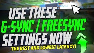 The BEST G-SYNC settings are SO EASY and you NEED to try them! *GUIDE* (Freesync & G Sync)