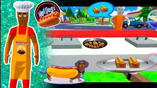 jack becomes hotdog  seller in dude theft wars.