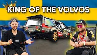 Inside the WILDEST DRIFT VOLVO – Kevin Brunberg’s 740 at Gatebil!