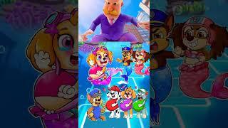 Scary 3D Teacher vs Paw Patrol Exe vs Rubel vs Baby Boss Coffin Dance Tiles Hop #pawpatrol #3
